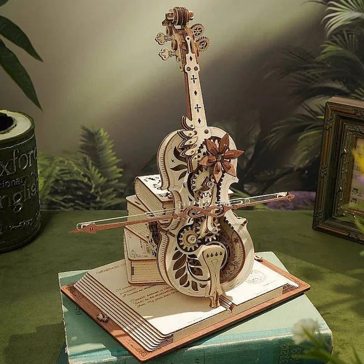 Violon Mécanique en Bois à Assembler - Kit Créatif ROBOTIME avec Réduction Exclusive