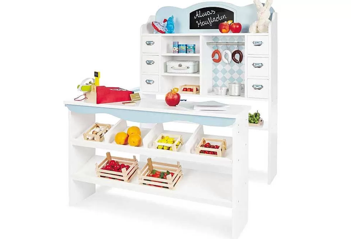 Pinolino - Boutique Marchande En Bois Naturel | Jouet Enfant Éducatif 3+ Ans - En Solde Limitée
