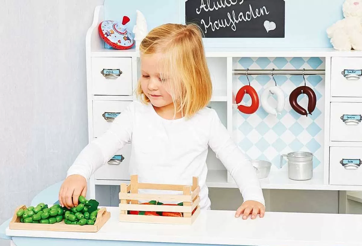 Pinolino - Boutique Marchande En Bois Naturel | Jouet Enfant Éducatif 3+ Ans - En Solde Limitée