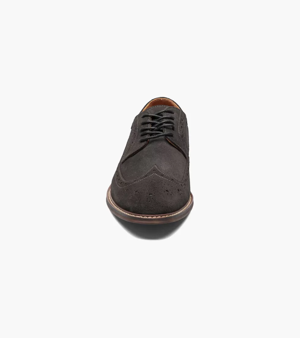 Chaussures Stacy Adams Marligan - Élégantes bottines en cuir gris anthracite pour homme - Collection Boutique Automne 2024