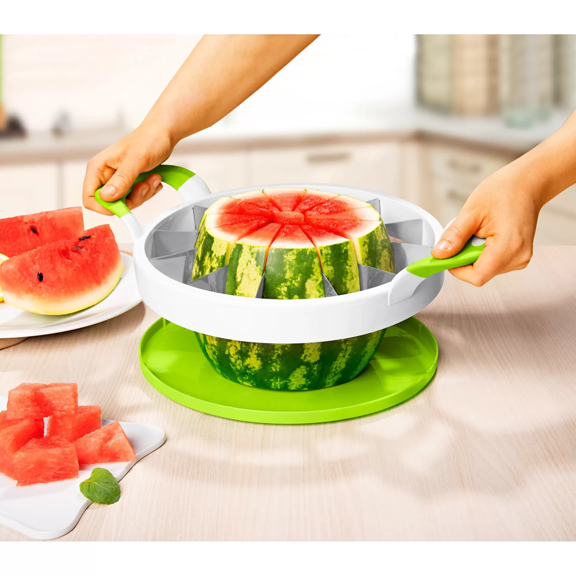 Coupe-melon professionnel premium - Accessoire de cuisine pour des tranches parfaites !