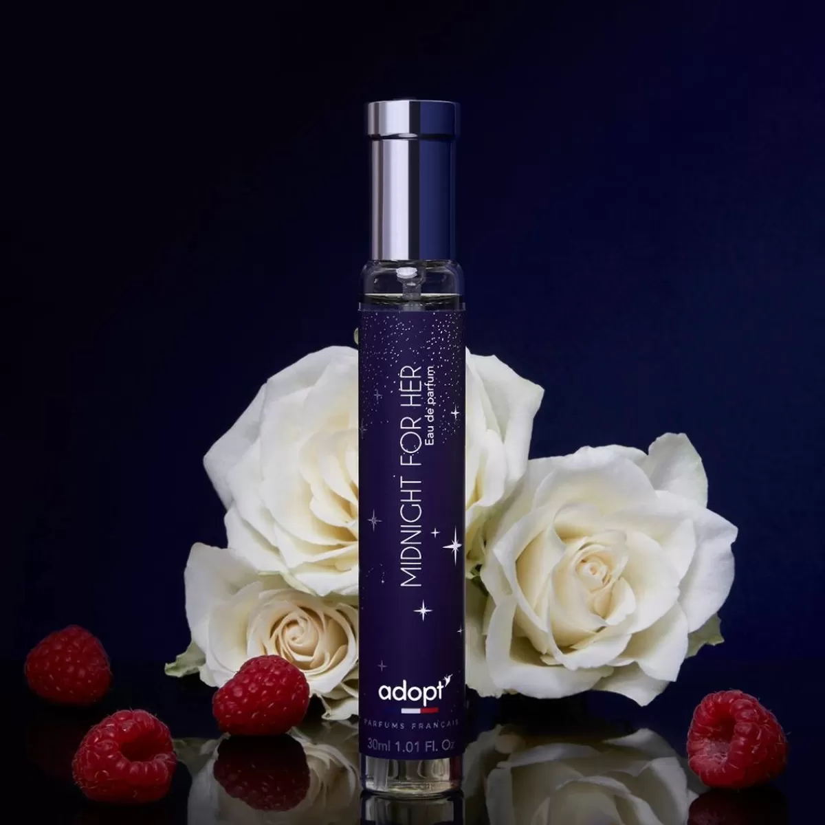 Élégance Nocturne - Parfum Féminin aux Notes Fruitées Étoilées