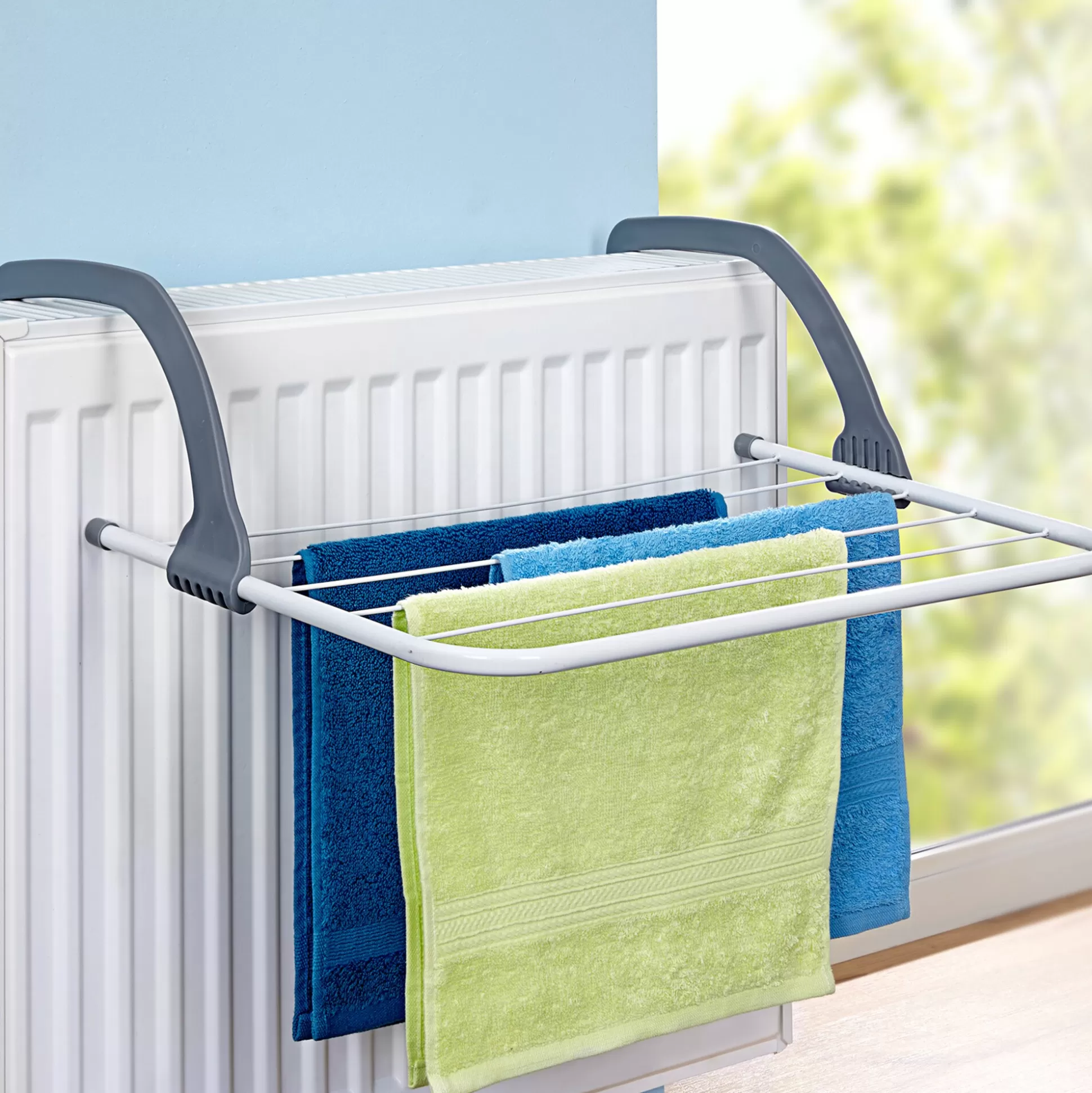 Porte-Serviettes Innovant Génialo - Séchoir Compact Design Éco-Linges