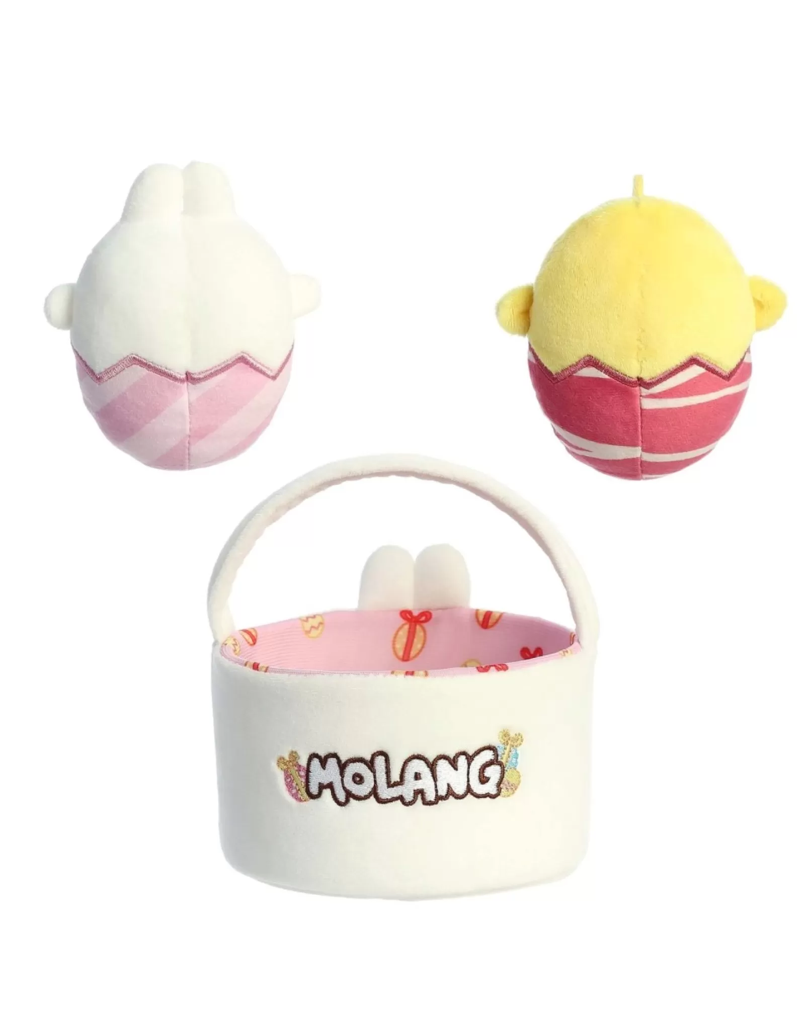 Panier de Pâques Douillet Molang - Peluche Collection Printemps par Aurora (Édition Spéciale Câline)