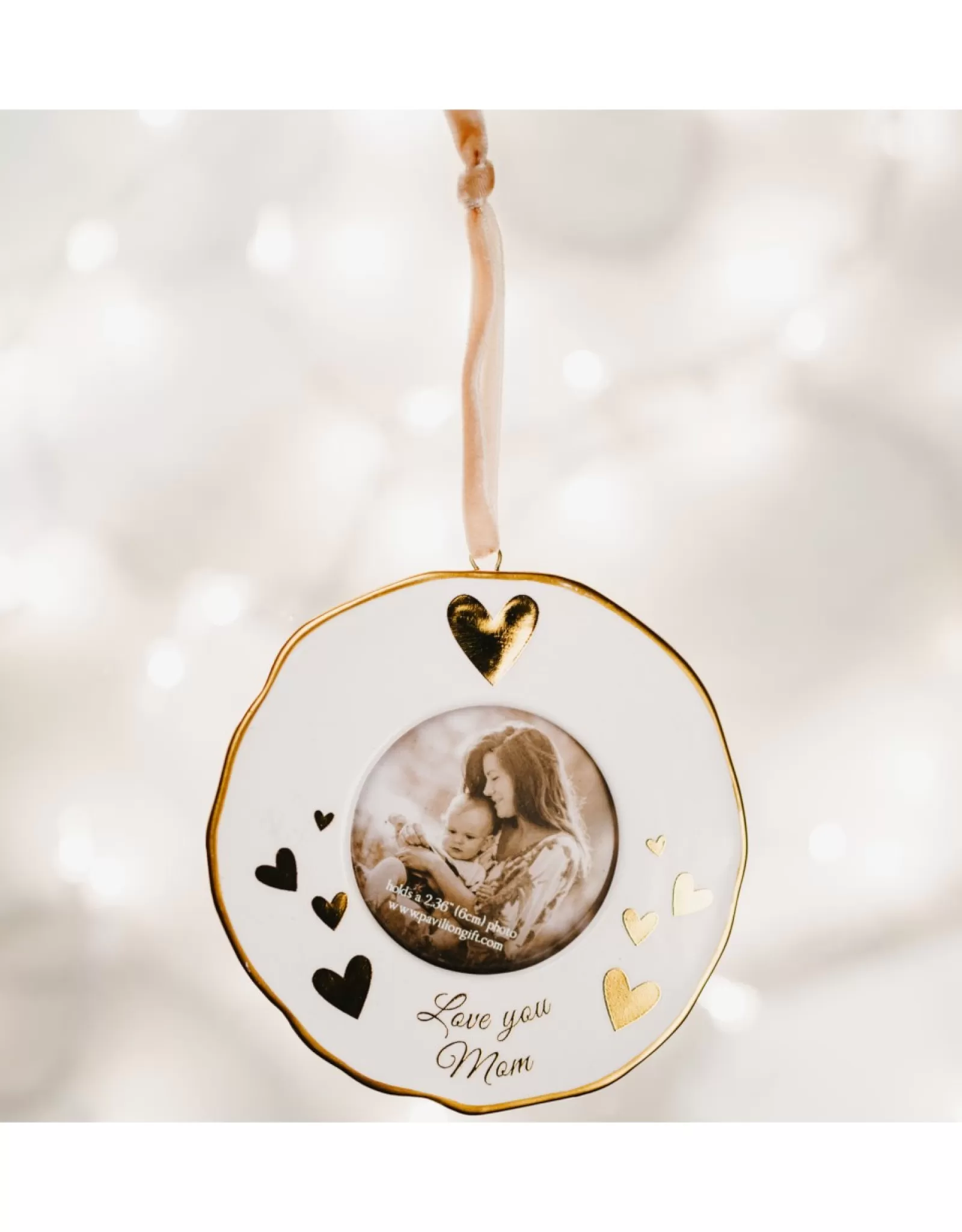 Cadre Photo Personnalisable Maman – Cœur en Bois avec Support, Création Unique pour Conserver les Souvenirs en 10 cm