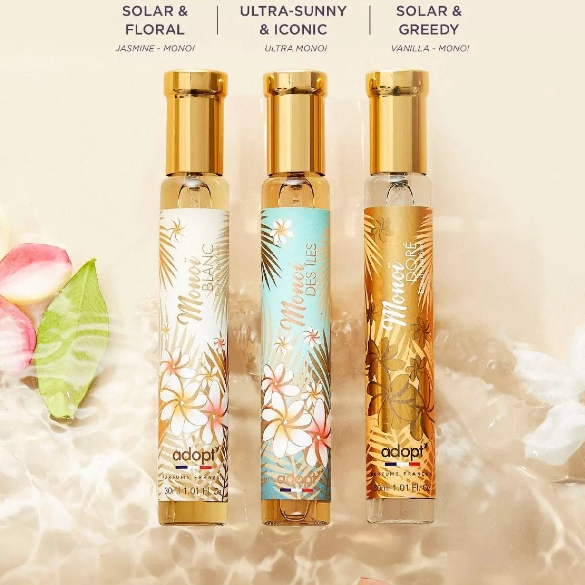 Éclat Solaire Monoi Doré – Brillance Naturelle à Adopter