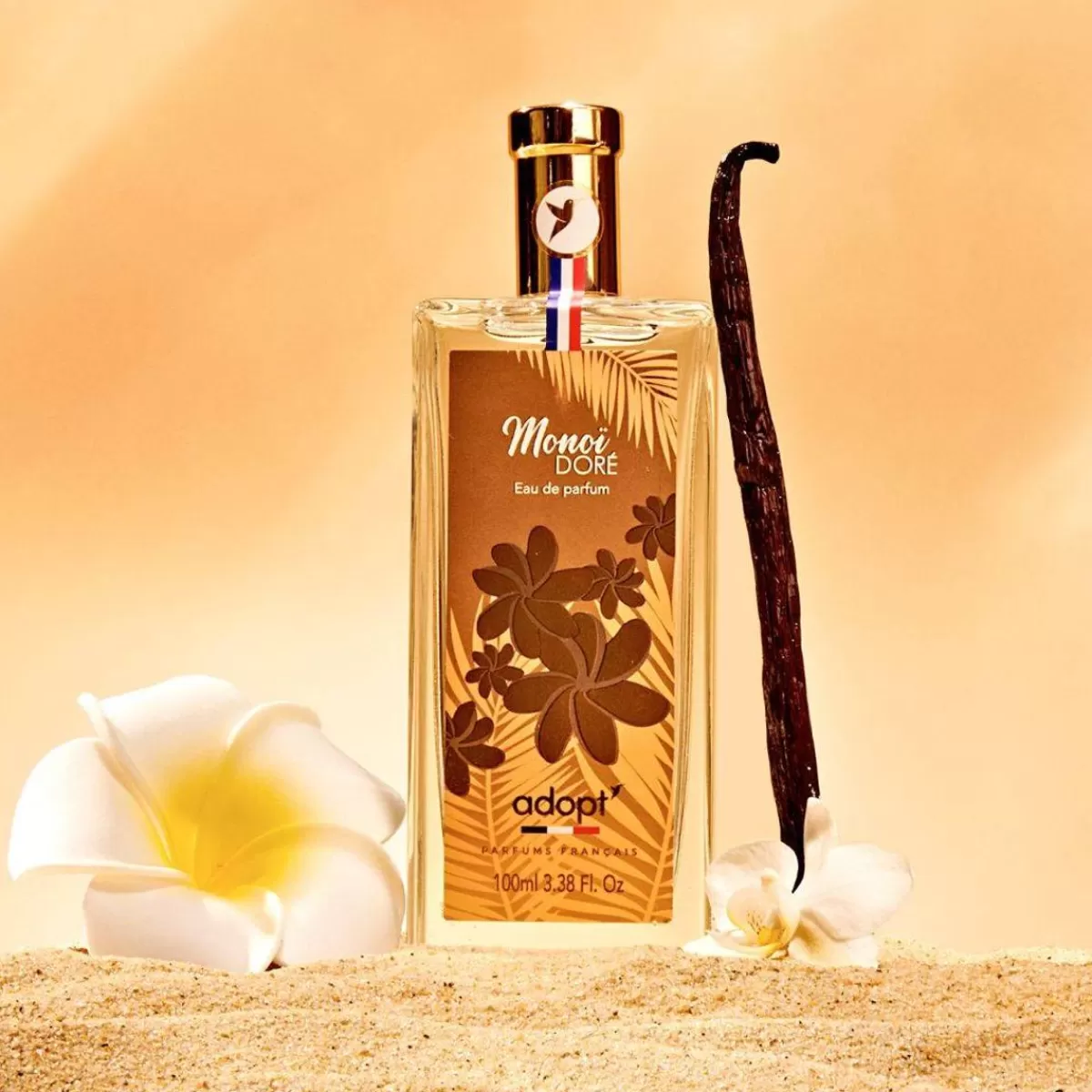 Éclat Solaire Monoi Doré – Brillance Naturelle à Adopter