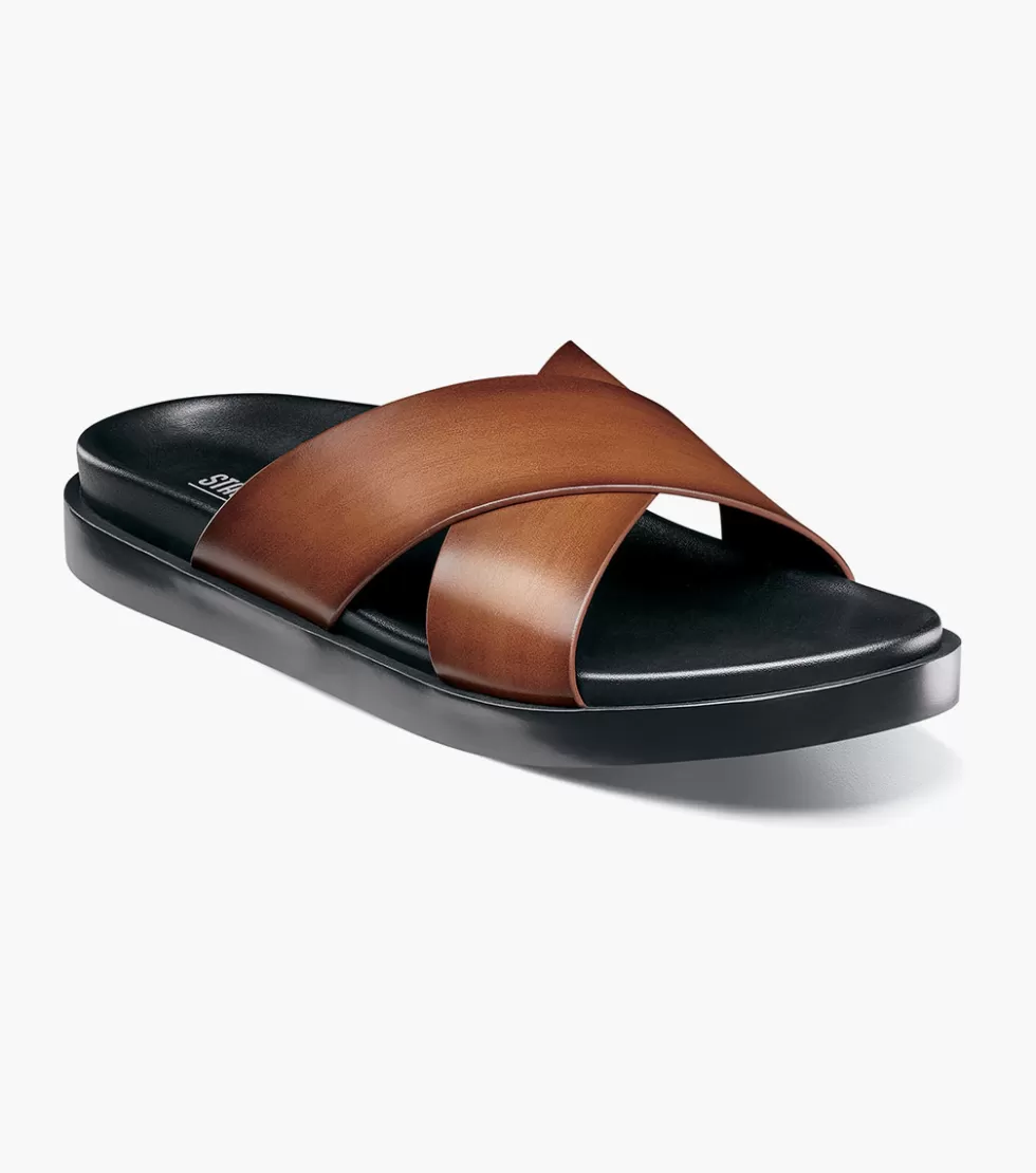 Élégantes Bottes Montel en Cuir Brun Cognac - Déstockage Promo Limitée | Stacy Adams, Marque Iconique