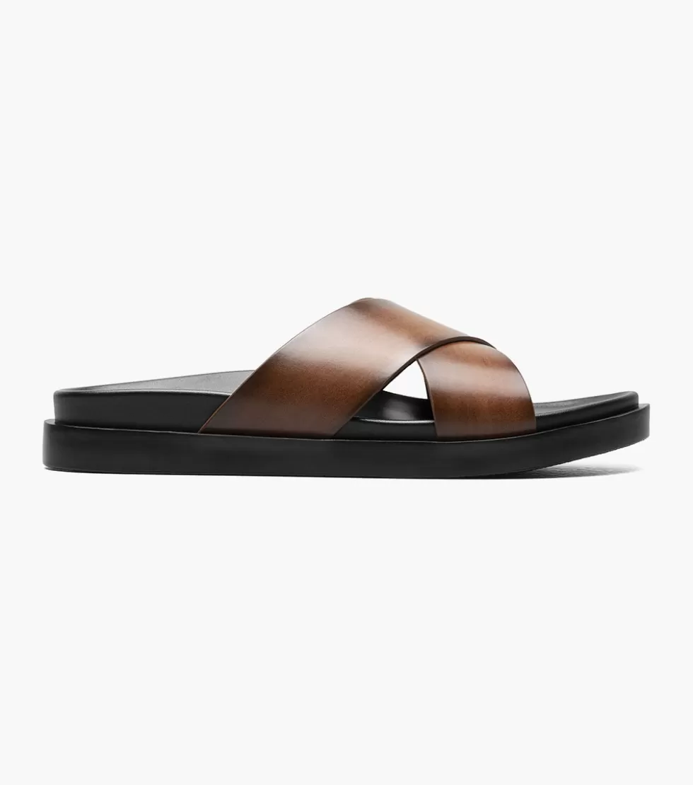 Élégantes Bottes Montel en Cuir Brun Cognac - Déstockage Promo Limitée | Stacy Adams, Marque Iconique