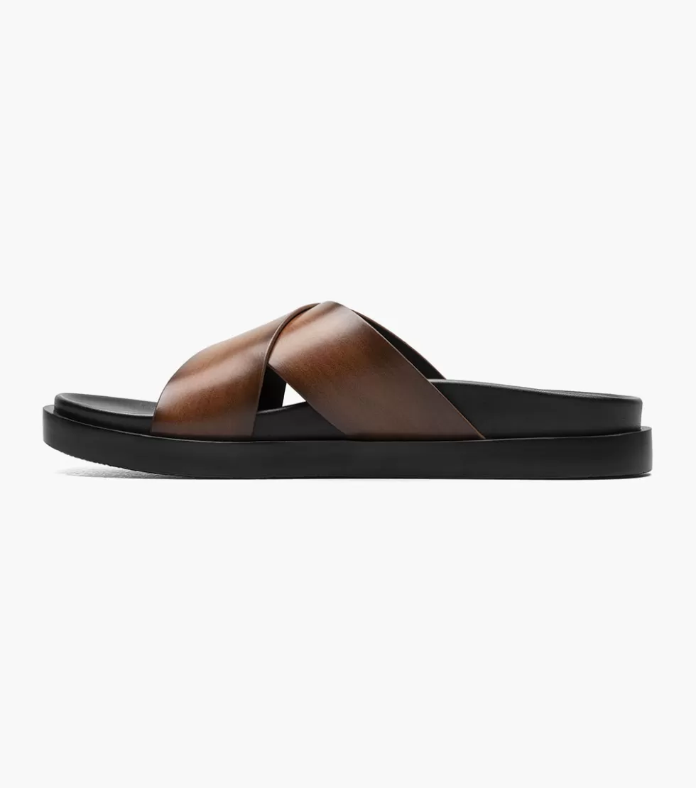Élégantes Bottes Montel en Cuir Brun Cognac - Déstockage Promo Limitée | Stacy Adams, Marque Iconique