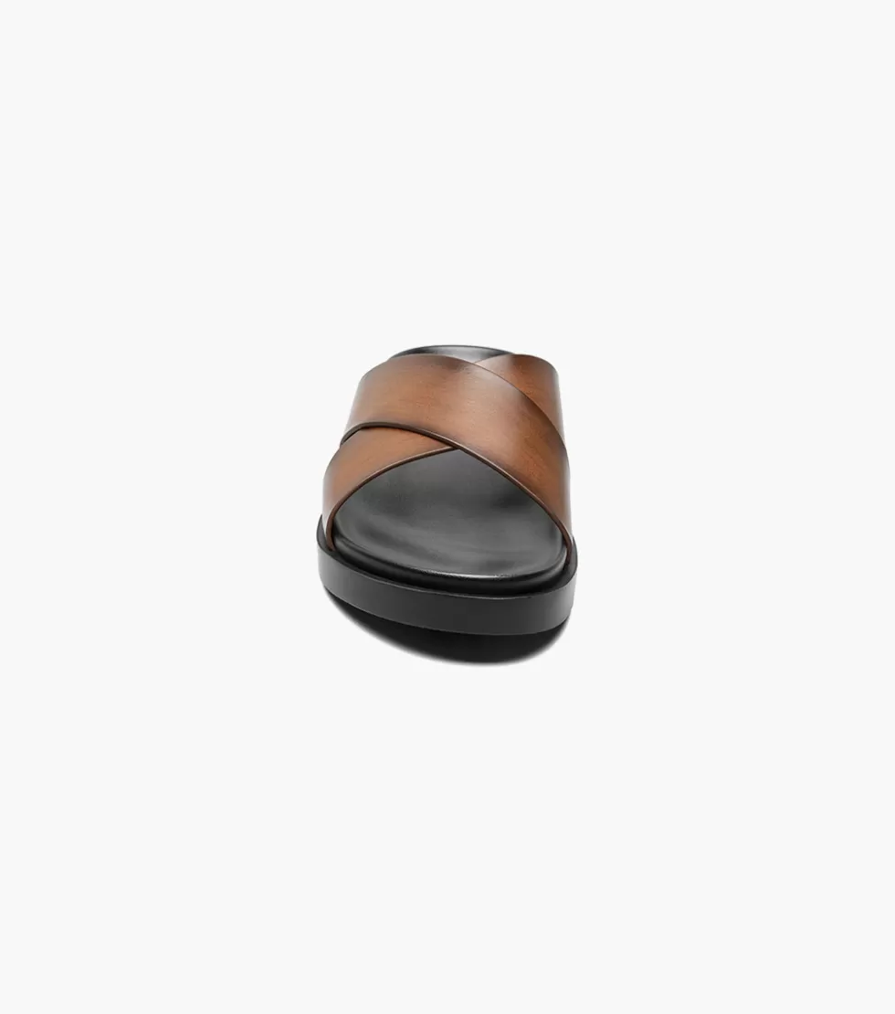 Élégantes Bottes Montel en Cuir Brun Cognac - Déstockage Promo Limitée | Stacy Adams, Marque Iconique