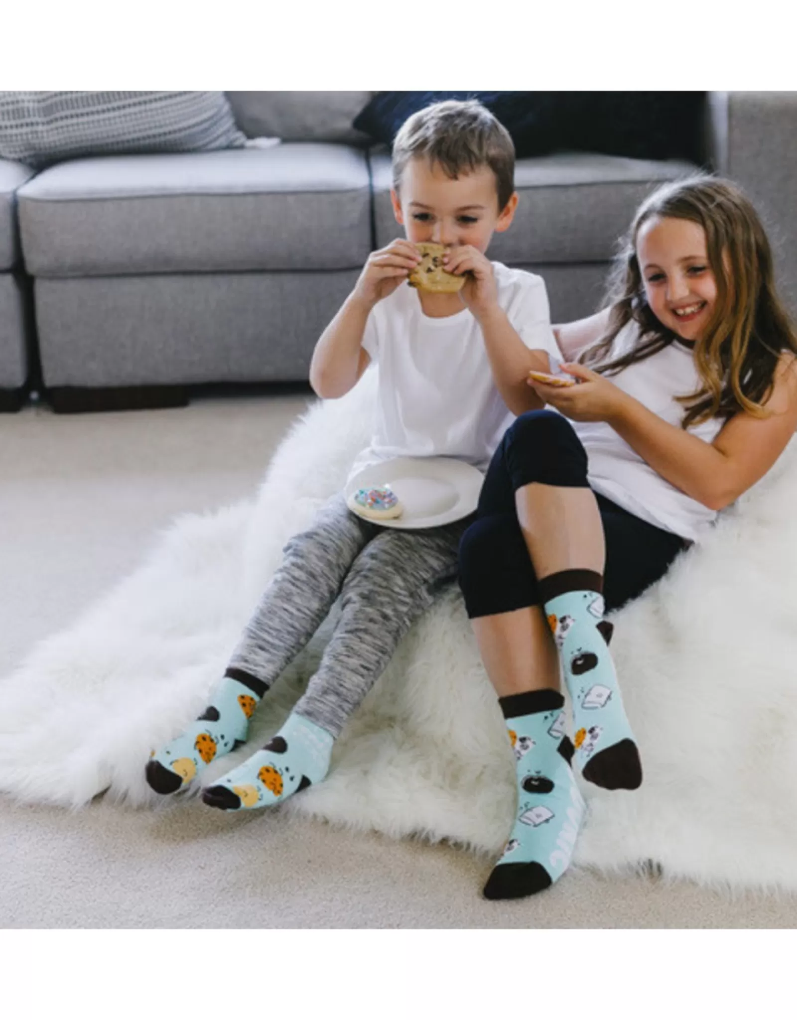 Chaussettes PGC Élégance Jeunesse - Confort Dynamique pour Adolescents Style Cookie Malin