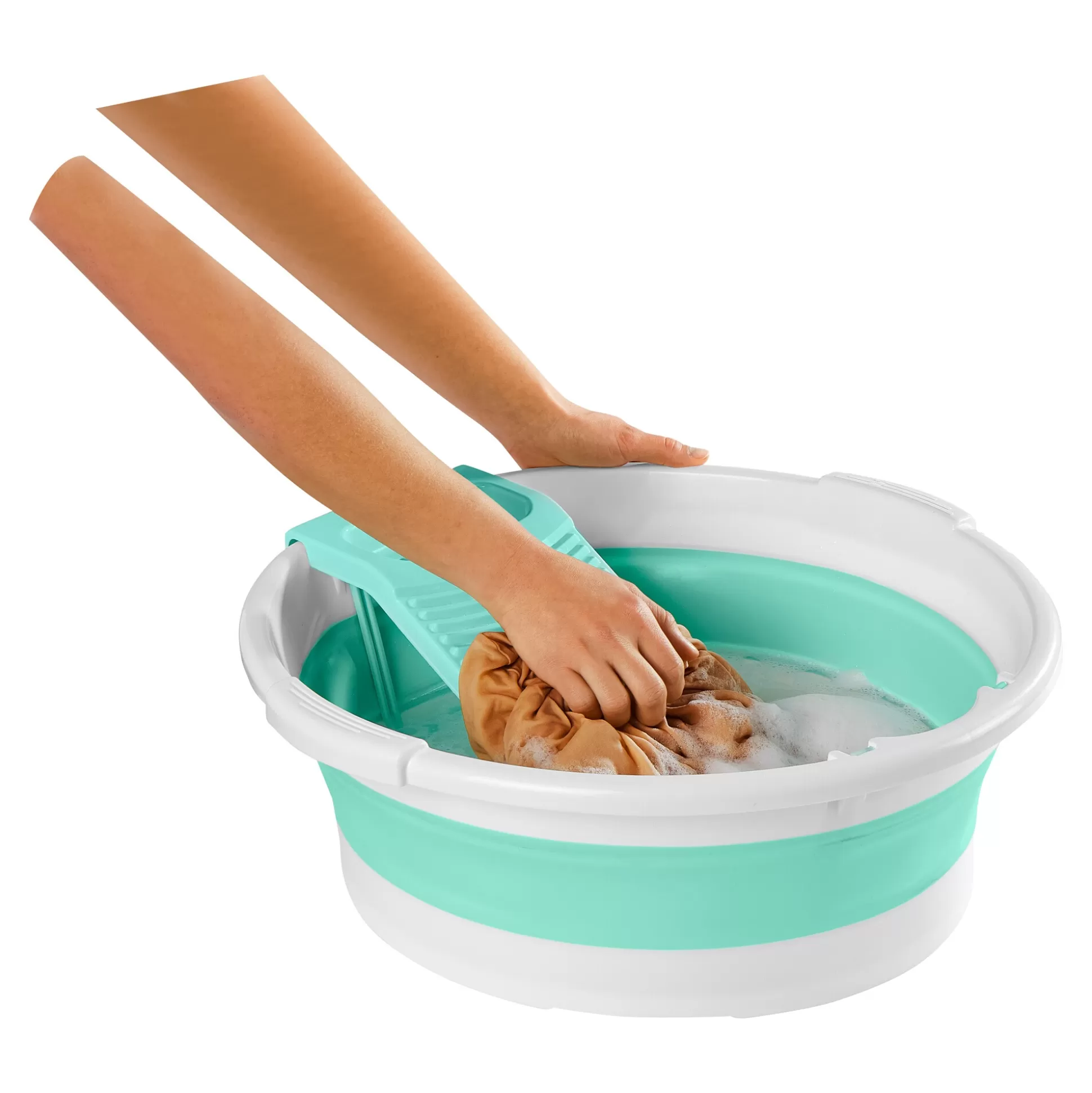 Corbeille pliante 2-en-1 pour linge sale - Design compact génial avec poignée ergonomique | Solution astucieuse de rangement pour buanderrie
