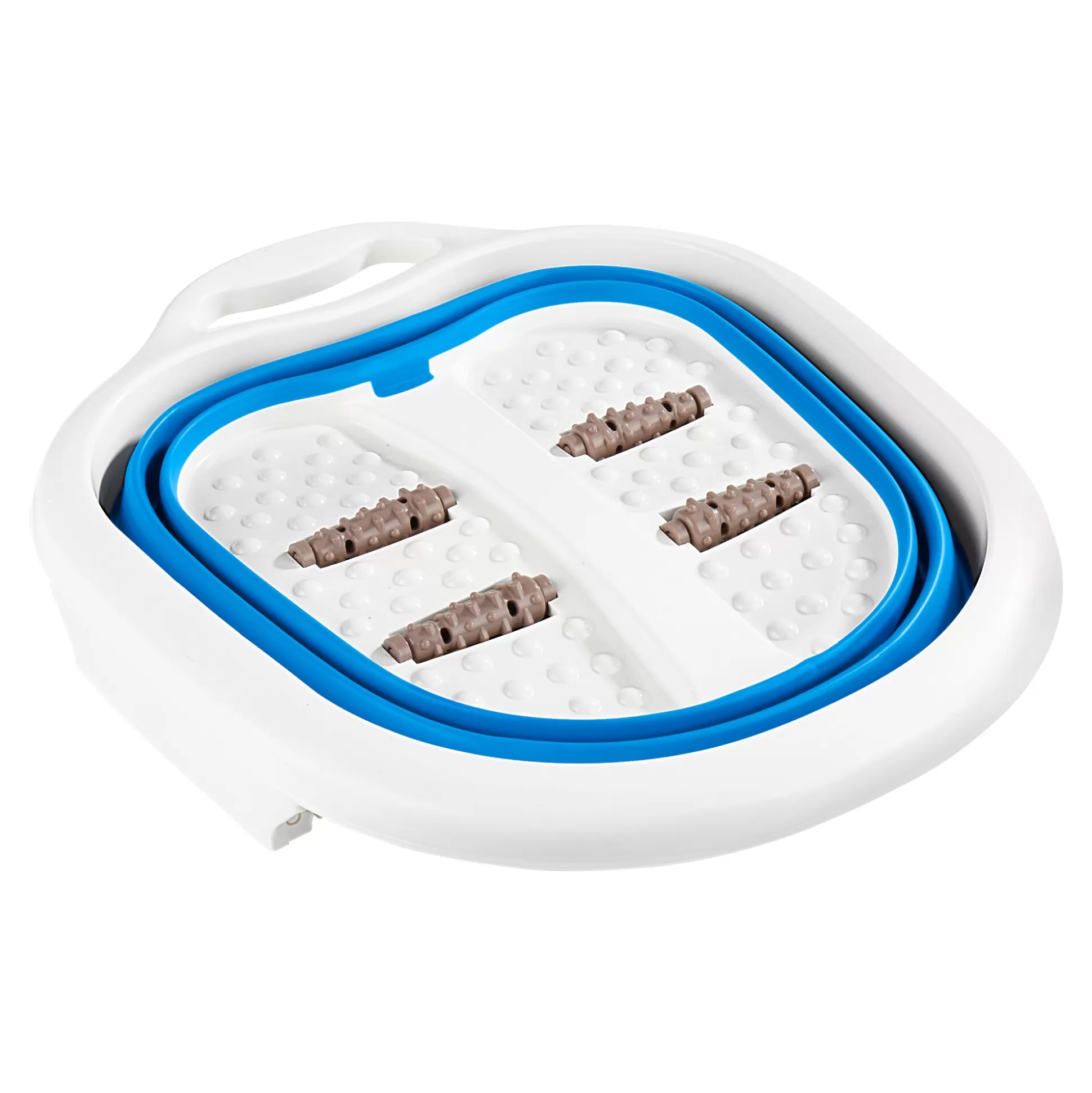 Bain de Pieds Pliable avec Rouleaux Massants - Confort Ultime pour Vos Pieds Fatigués