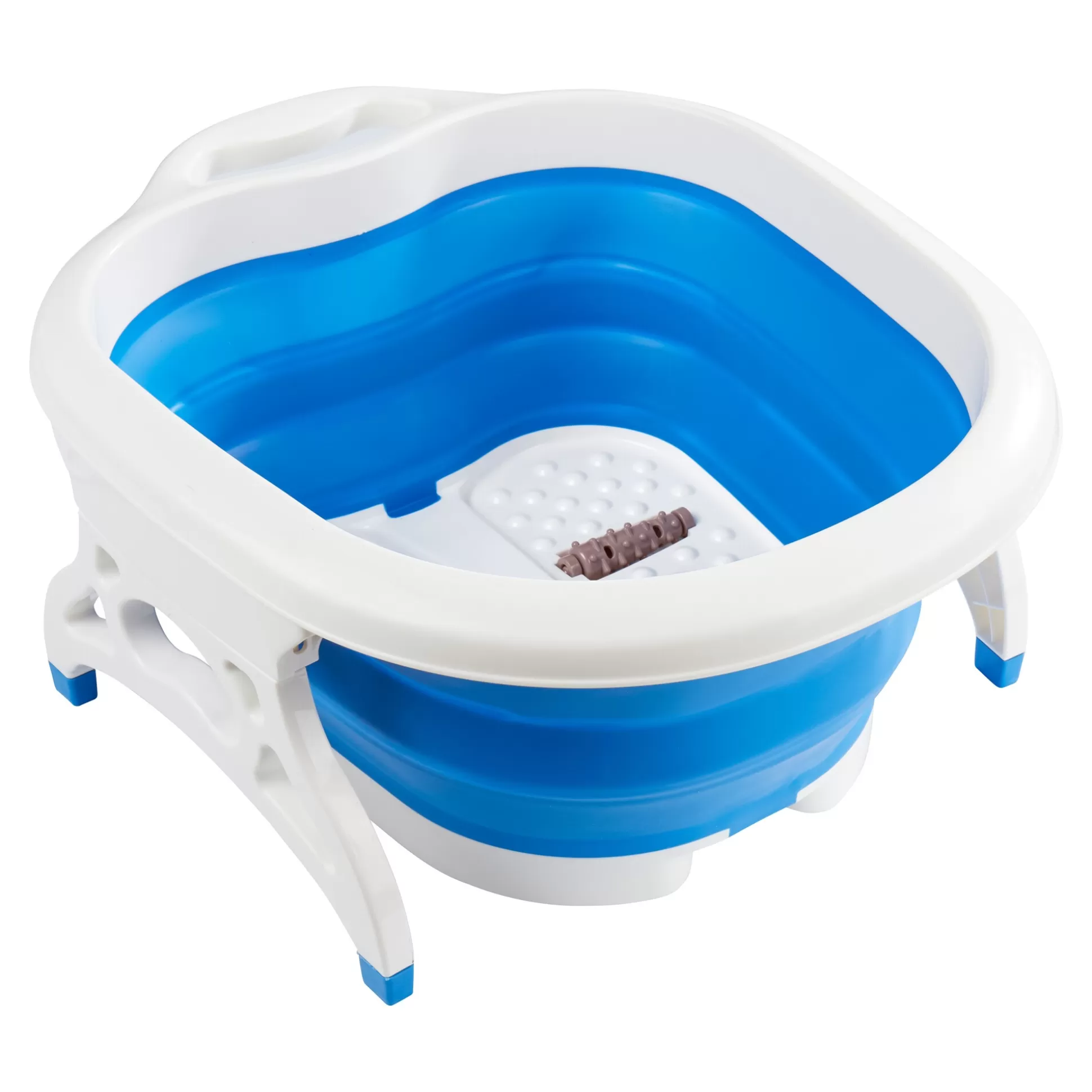 Bain de Pieds Pliable avec Rouleaux Massants - Confort Ultime pour Vos Pieds Fatigués