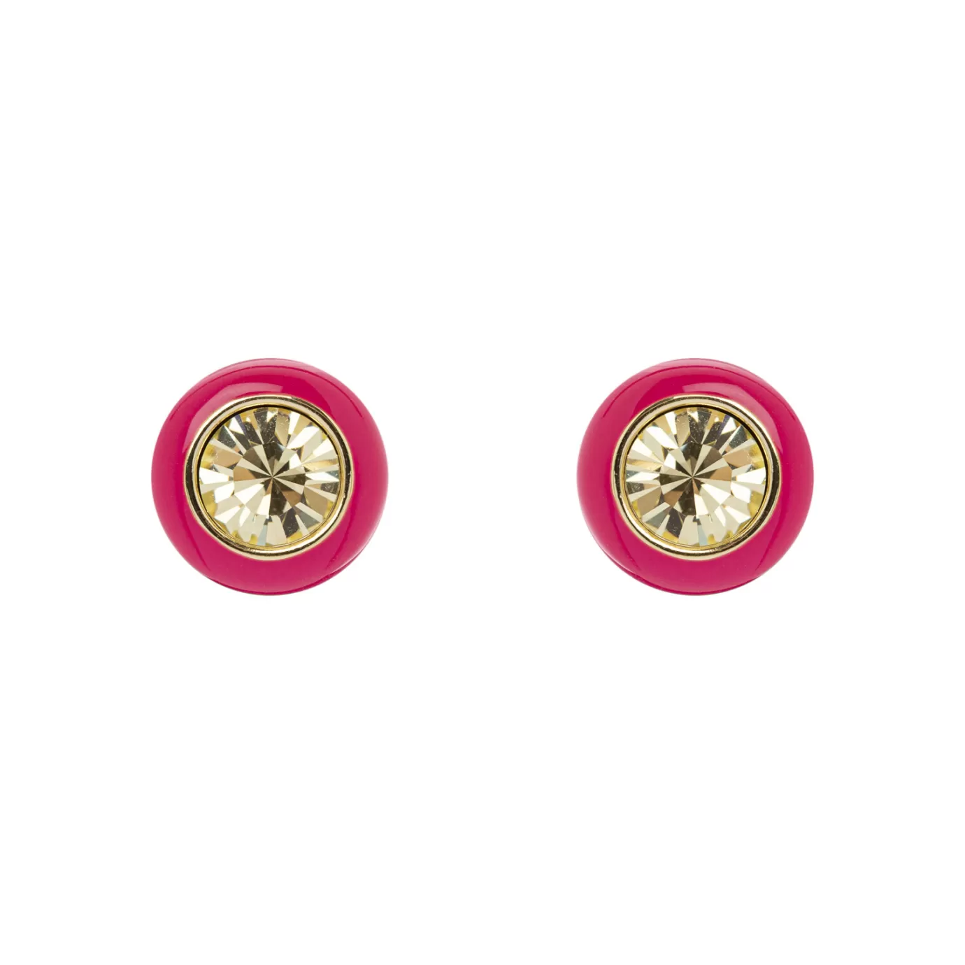 Boucles d'oreille bouton argentées élégantes - Collection Bahia par Perno & Sodini