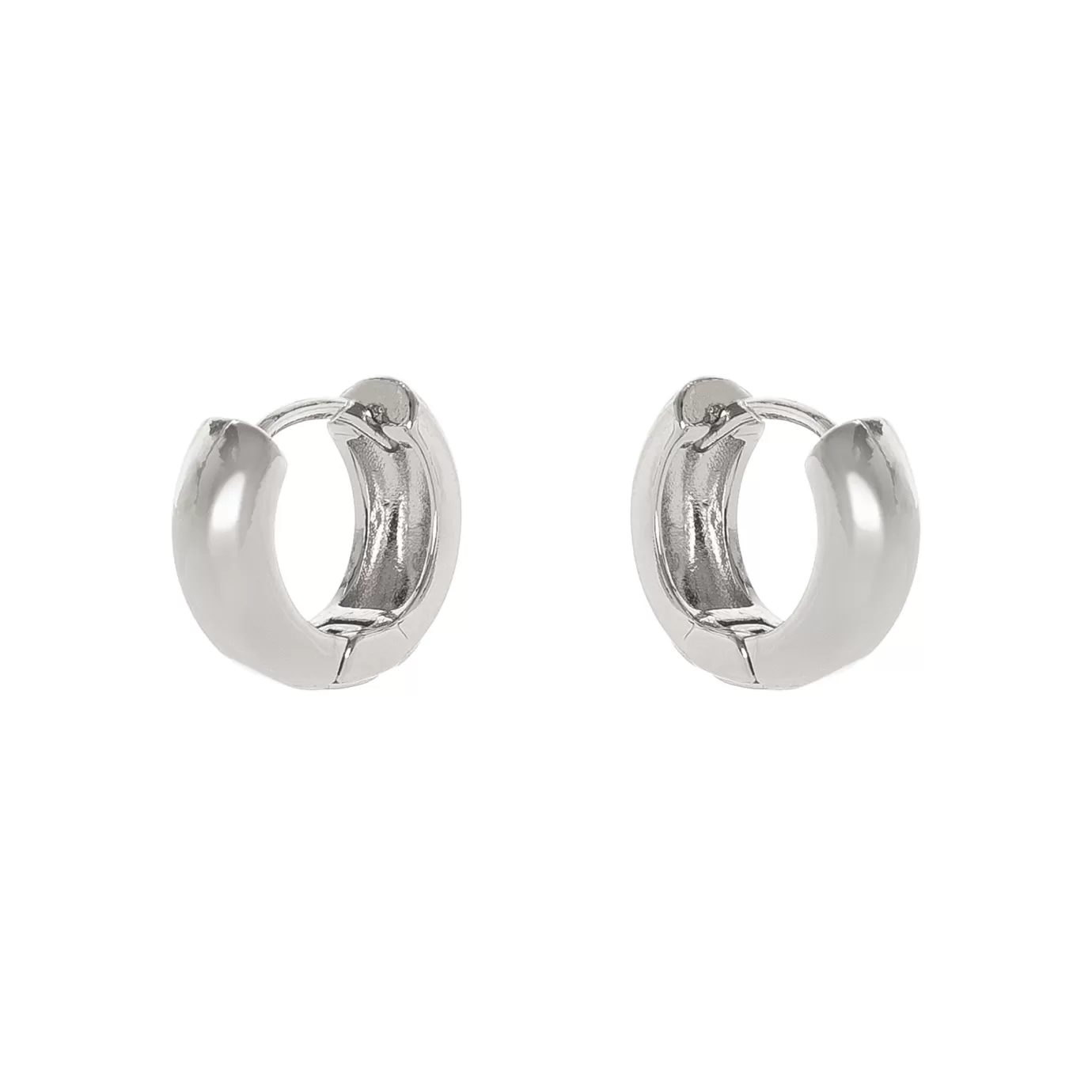 Boucles d'oreille élégantes en demi-cercle - Modèle Malibu en métal doré, style décontracté chic