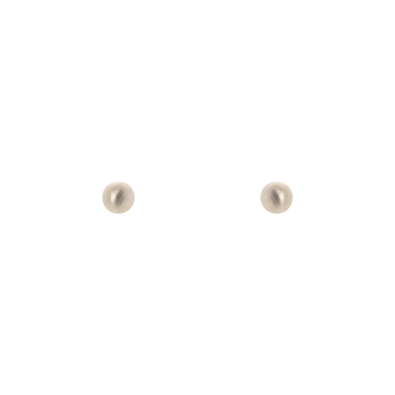 Boucles d'oreilles élégantes Sissi - Perle nacrée sur clous dorés (Perno & Sodini)