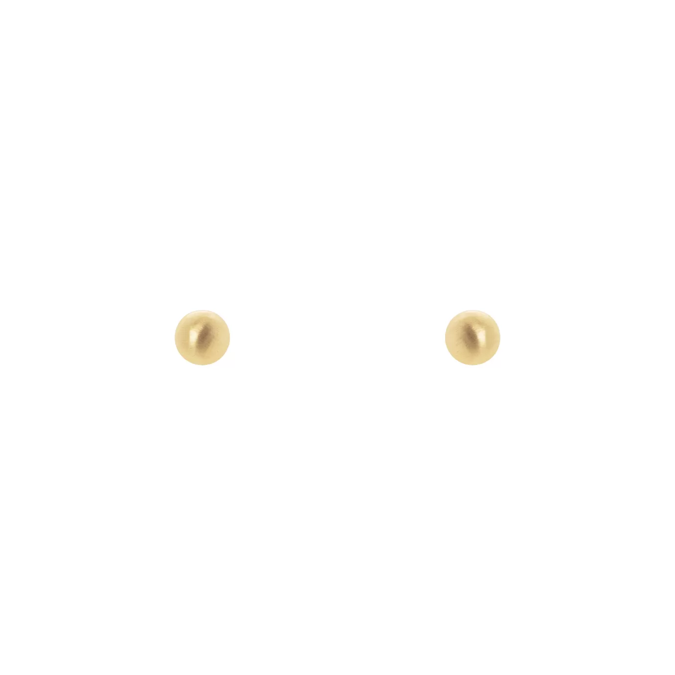 Boucles d'oreilles élégantes Sissi - Perle nacrée sur clous dorés (Perno & Sodini)