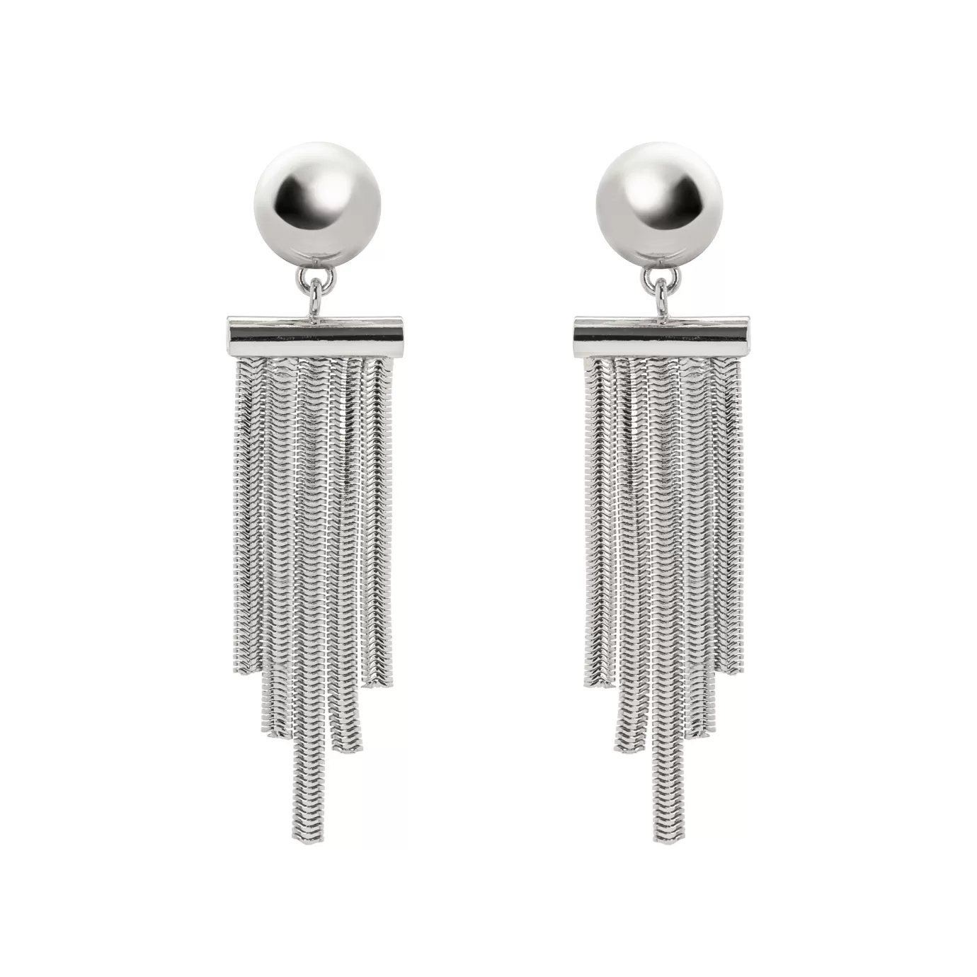 Boucles d'oreilles Perno Sodini - Design barrette moderne avec frange Cléopâtre, inspiration égyptienne pour une élégance intemporelle