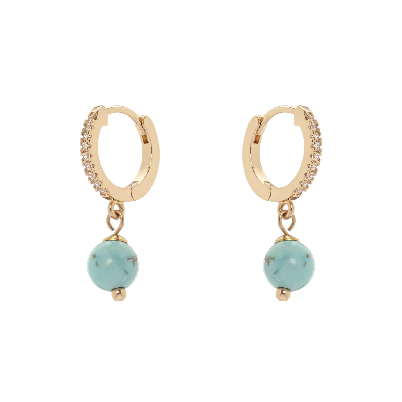 Boucles d'oreille cerclage avec perles Bali - Design bohème intemporel