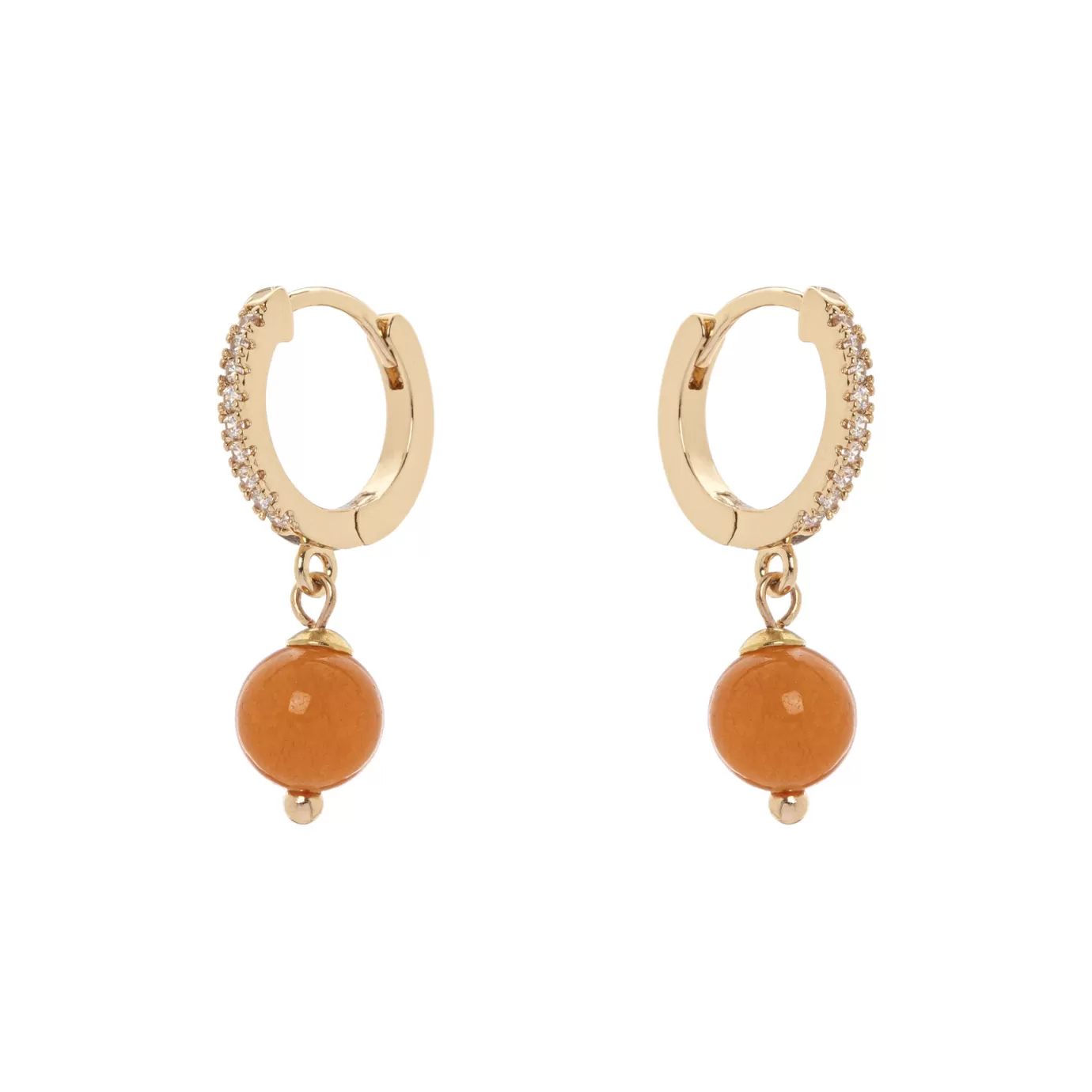 Boucles d'oreille cerclage avec perles Bali - Design bohème intemporel