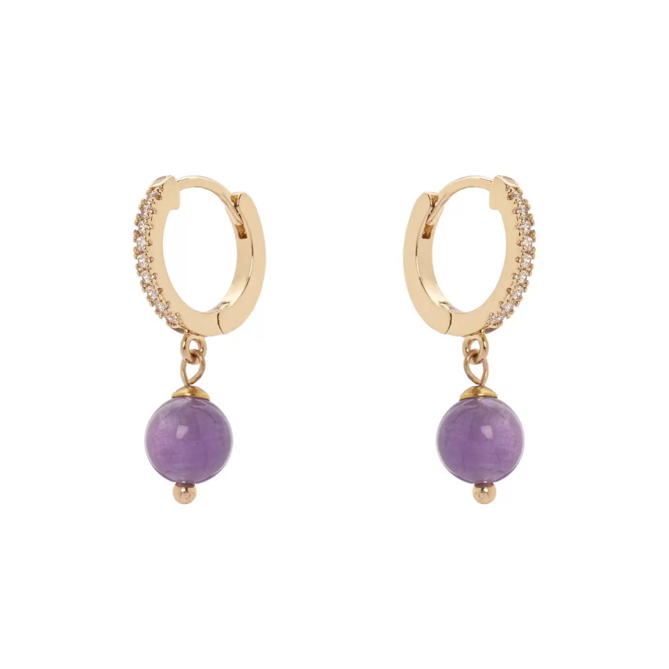 Boucles d'oreille cerclage avec perles Bali - Design bohème intemporel