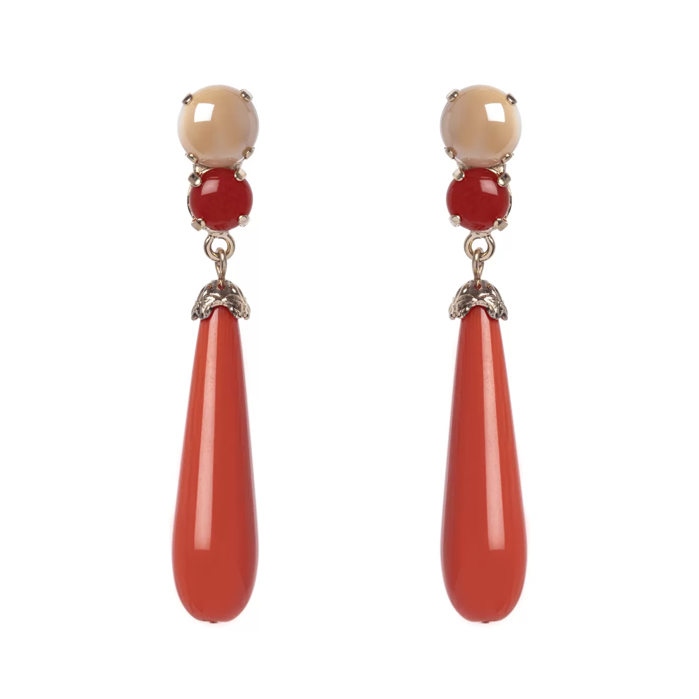 Boucles d'Oreille Goutte Allongée - Élégance Essentielle par Perno Sodini