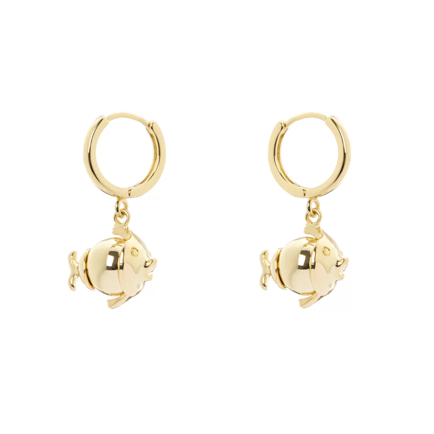 Boucles d'oreille élégantes avec petit poisson Barbados - Collection Perno & Sodini 

Détail unique : pendentif marin raffiné en métal doré - Idéal style vacances tropicales