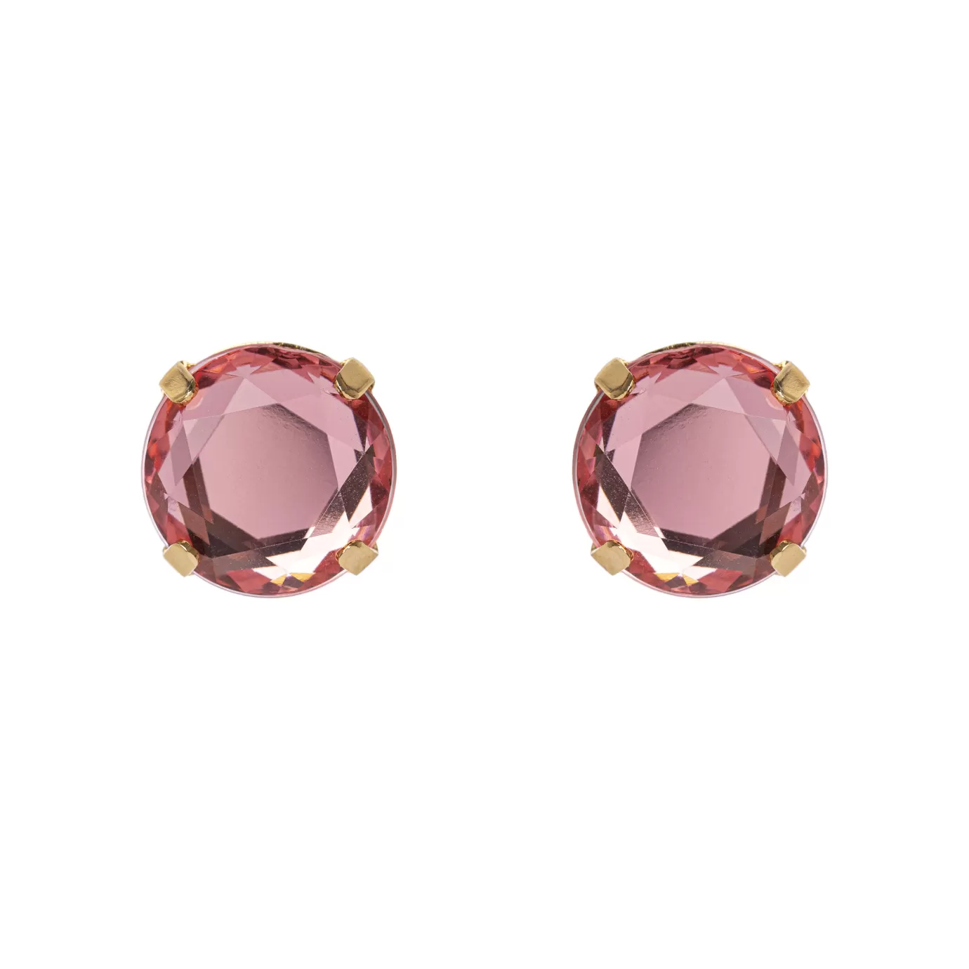 Boucles d'oreille Perno Sodini - Éclat Cristallin Captivant, Inspiration Aurore Dorée