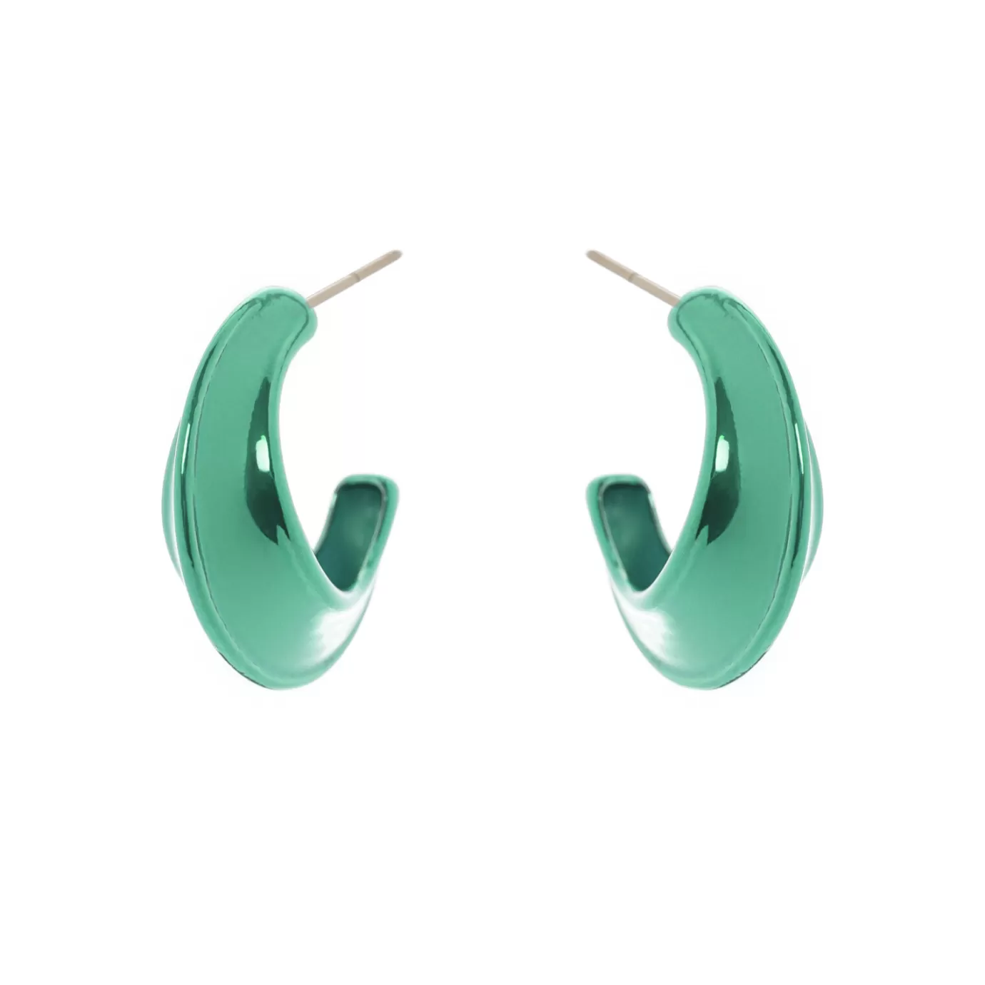 Boucles d'oreilles élégantes à motif pixel - Croissant de Lune de la collection Perno Sodini
