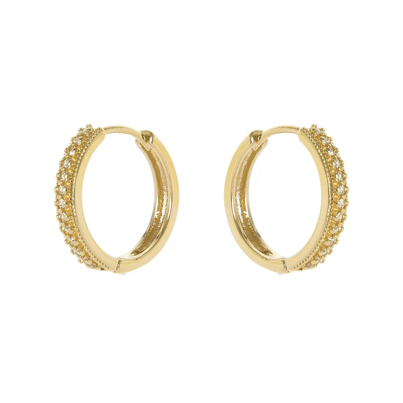 Élégantes Boucles d'Oreille Clou - Cristaux Étincelants Collection Malibu