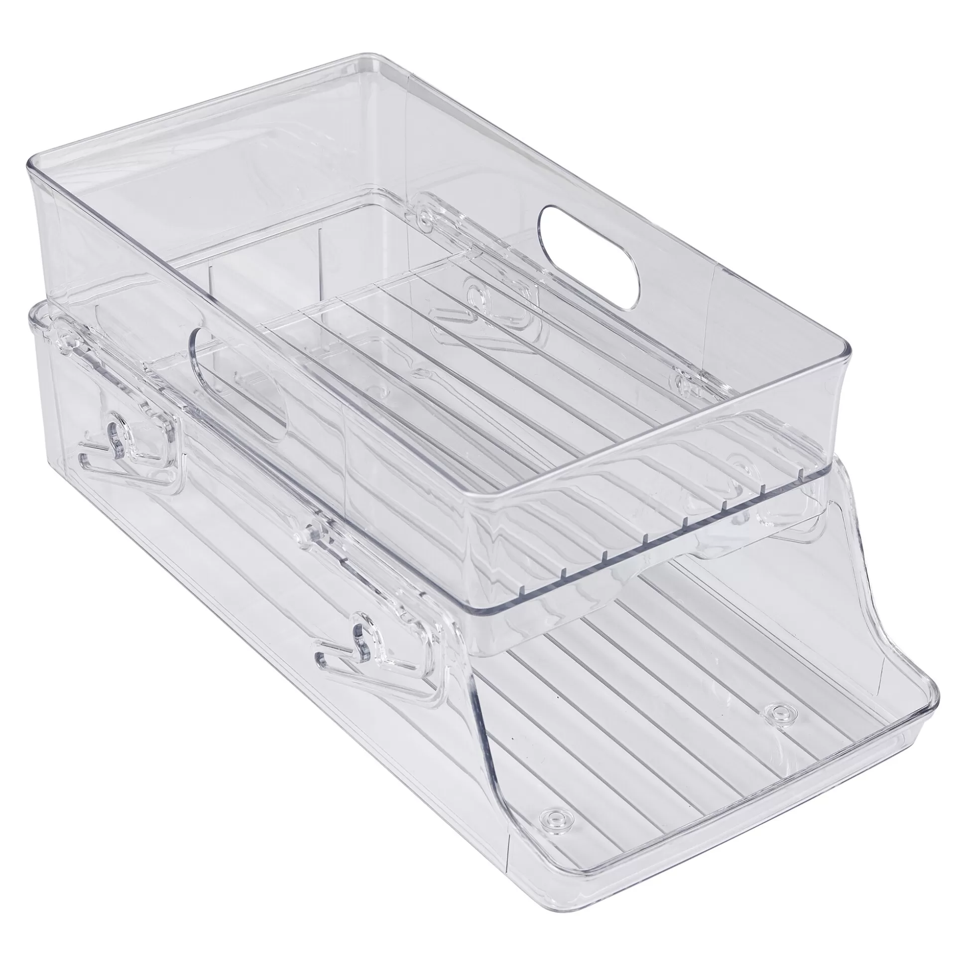 Étagères Rangement de Cuisine & Chariots Génialo - Organisateur Modulable pour Boîtes et Conserves 

Optimisez Votre Espace : Ensemble de Rangement Intelligent pour Cuisine avec Plateau Amovible 

Organisateur 3 en 1 pour Conserves - Système de Classement avec Chariot Mobile et Étages Réglables