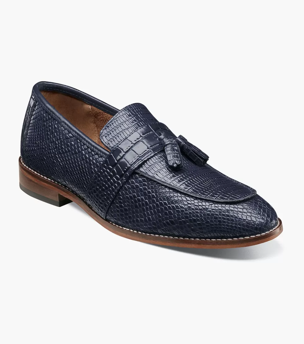 Stacy Adams Pacetti - Chaussures Élégantes en Cuir Bleu | Boutique Exclusive