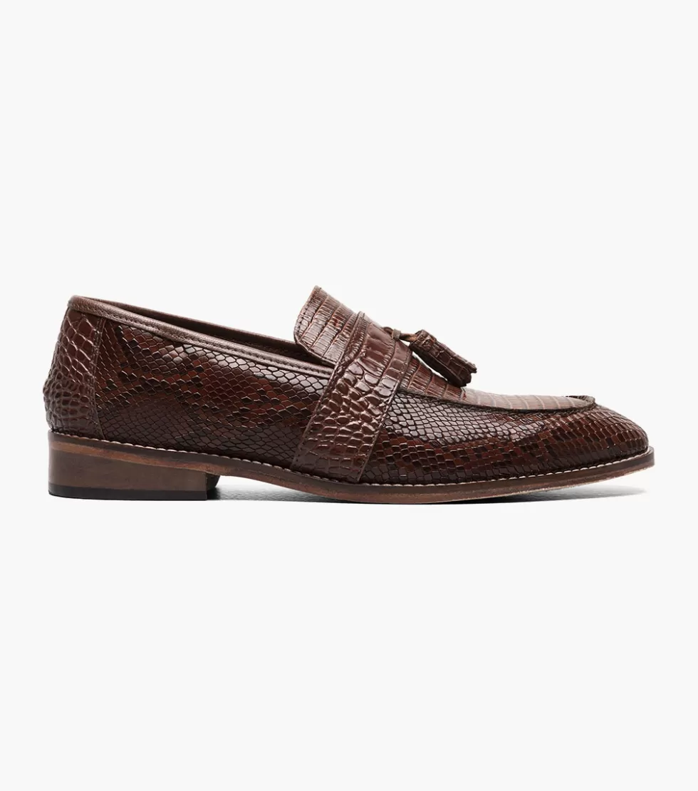 Boutique Stacy Adams - Chaussures en Cuir Cognac Élégantes de la Collection Exclusive Pacetti