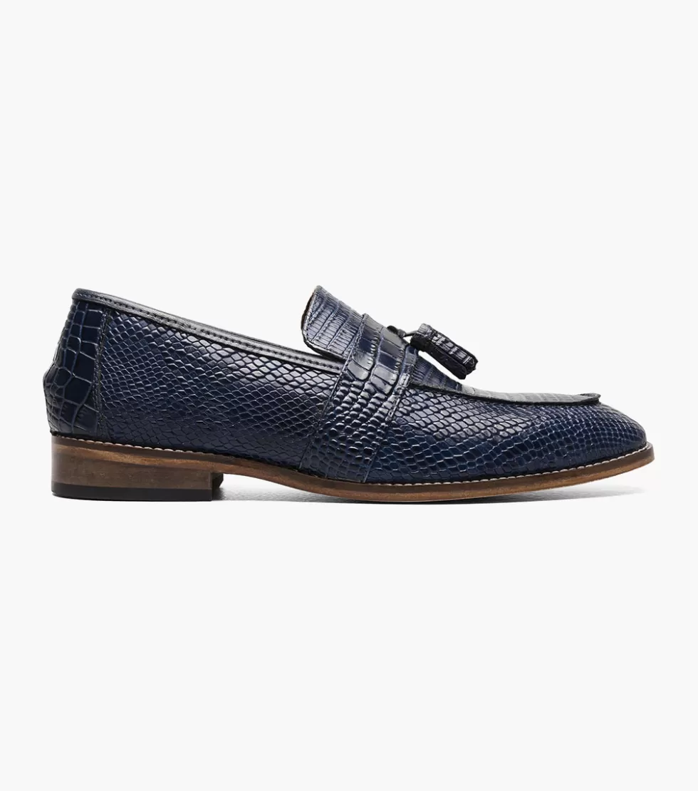 Stacy Adams Pacetti - Chaussures Élégantes en Cuir Bleu | Boutique Exclusive