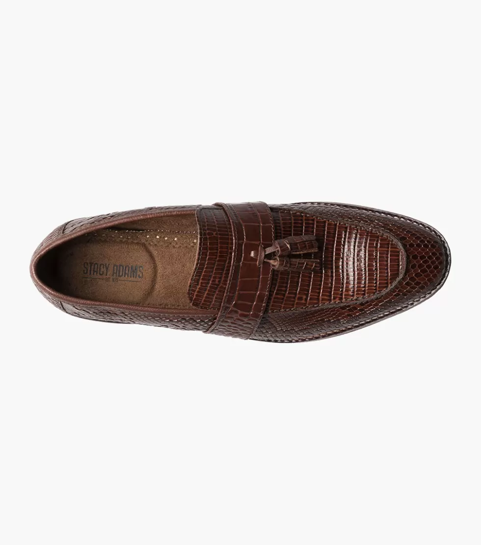 Boutique Stacy Adams - Chaussures en Cuir Cognac Élégantes de la Collection Exclusive Pacetti