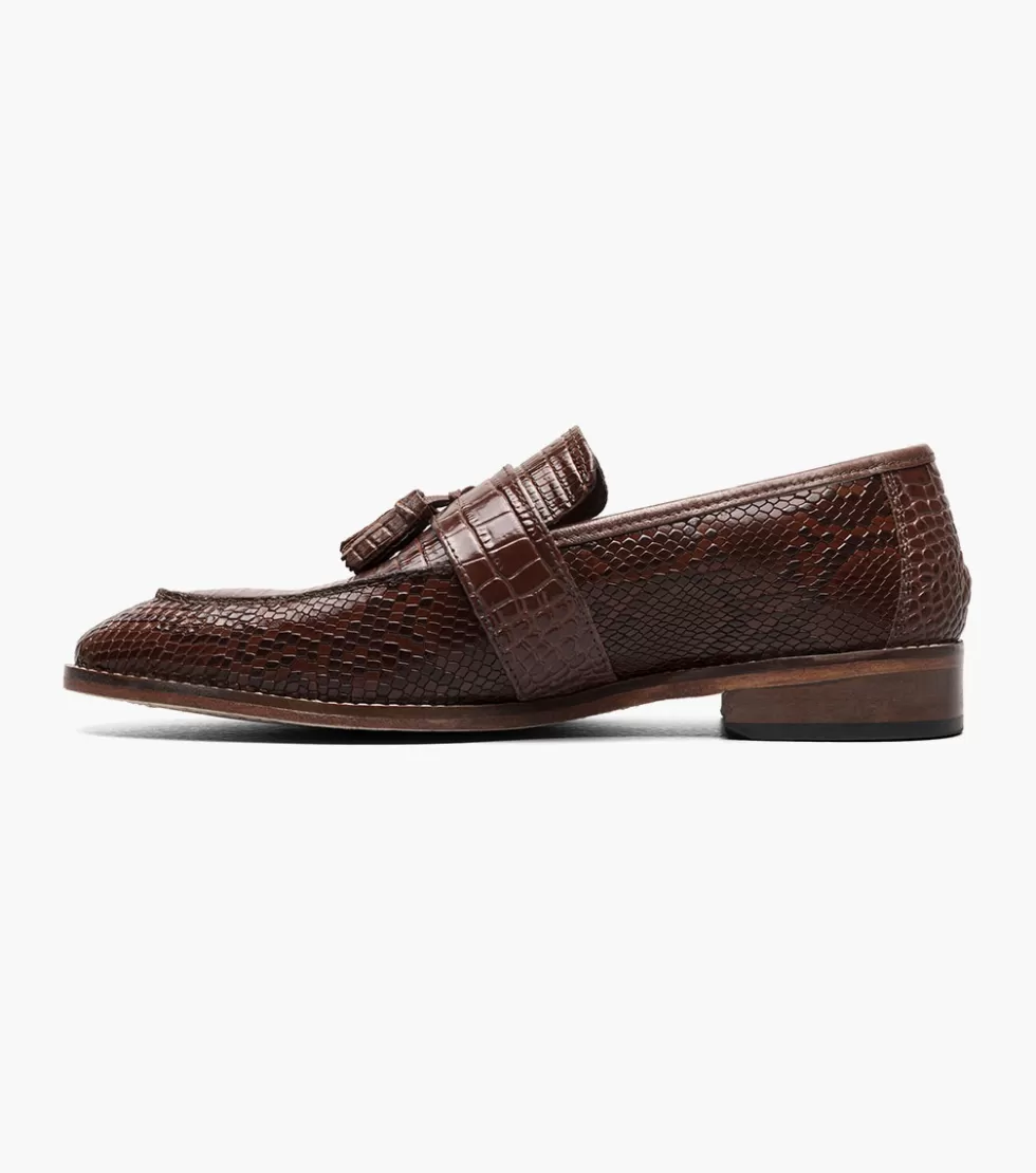 Boutique Stacy Adams - Chaussures en Cuir Cognac Élégantes de la Collection Exclusive Pacetti