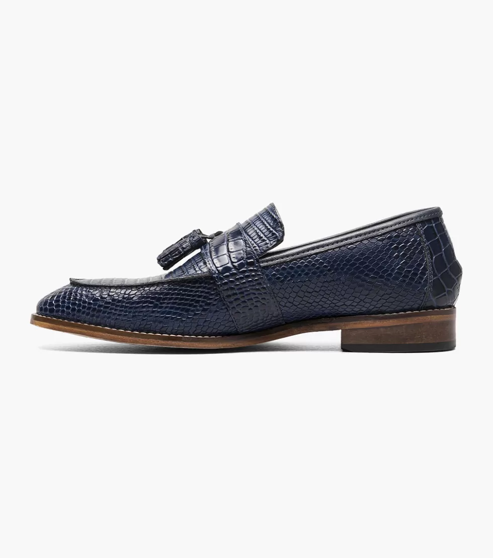 Stacy Adams Pacetti - Chaussures Élégantes en Cuir Bleu | Boutique Exclusive