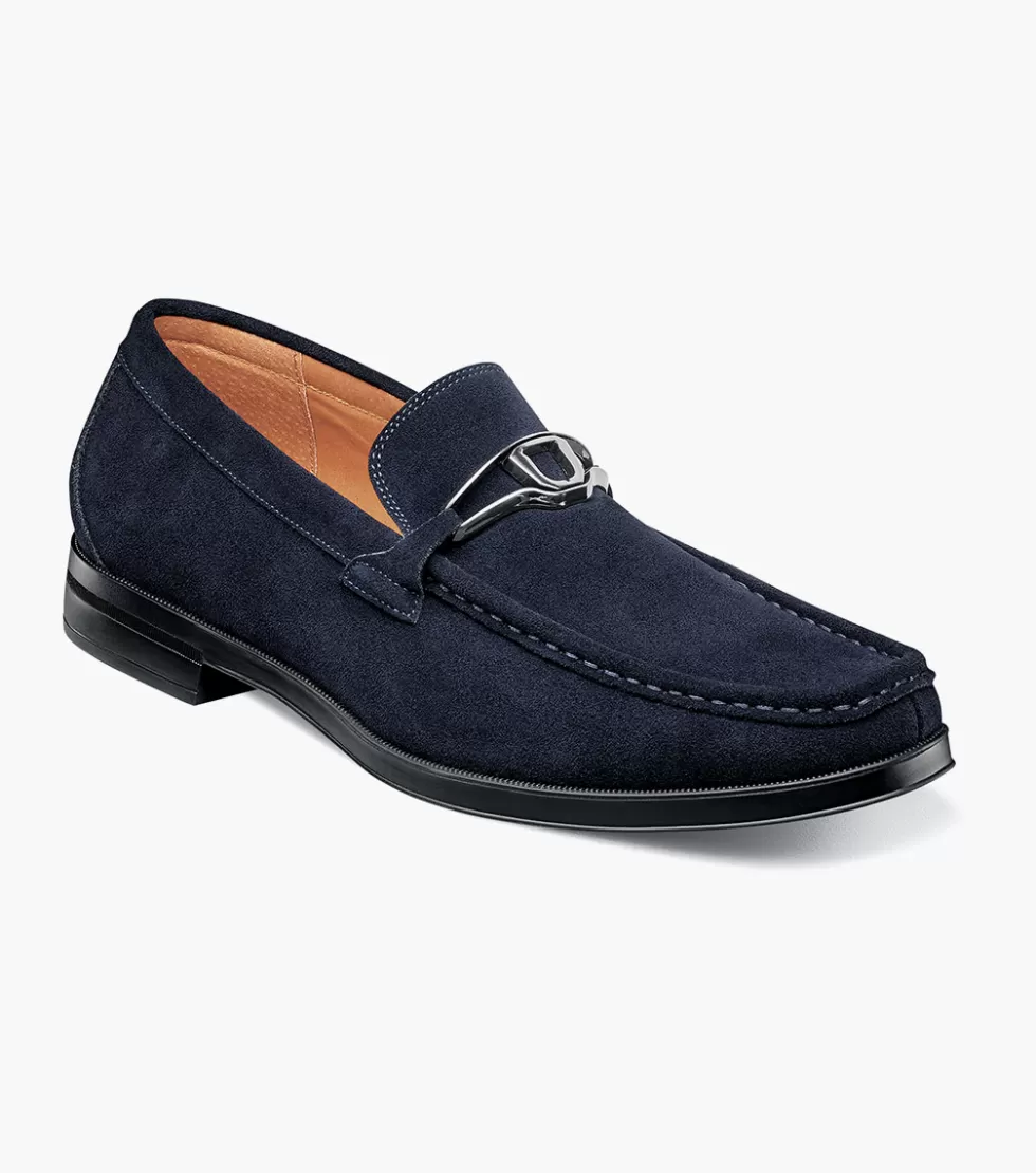 Chaussures en Daim Luxe Bleu Nuit Palladian par Stacy Adams - Collection Exclusive