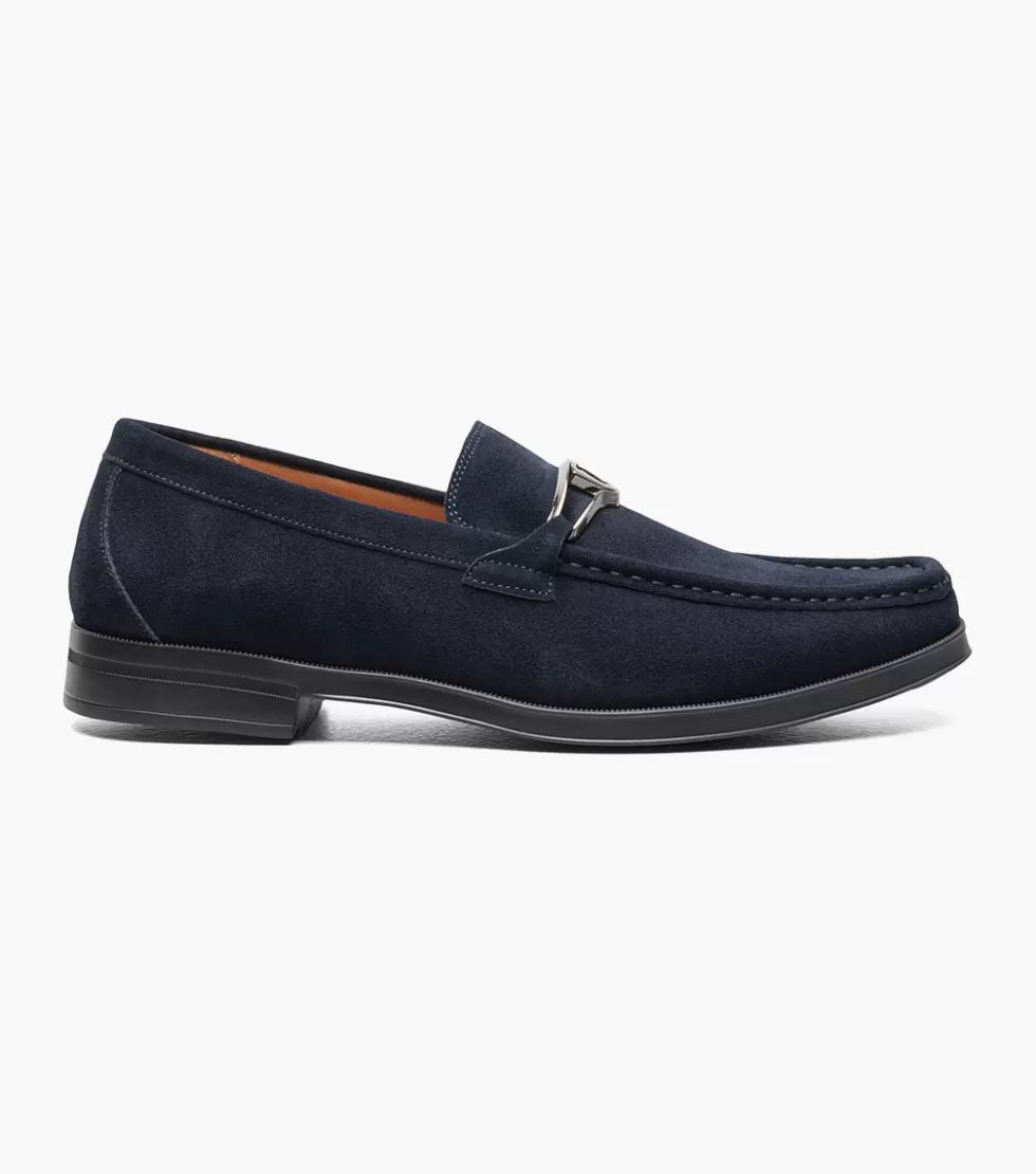 Chaussures en Daim Luxe Bleu Nuit Palladian par Stacy Adams - Collection Exclusive