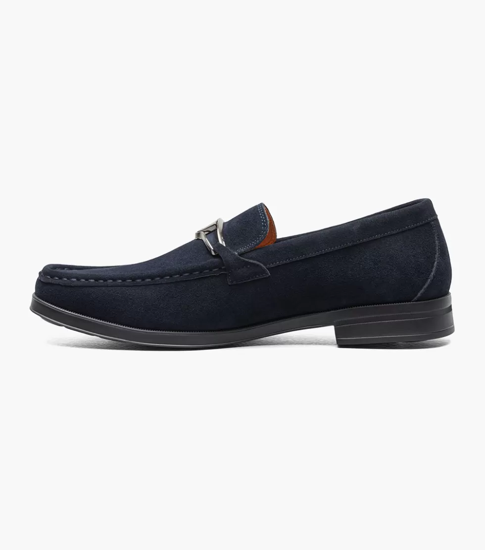 Chaussures en Daim Luxe Bleu Nuit Palladian par Stacy Adams - Collection Exclusive