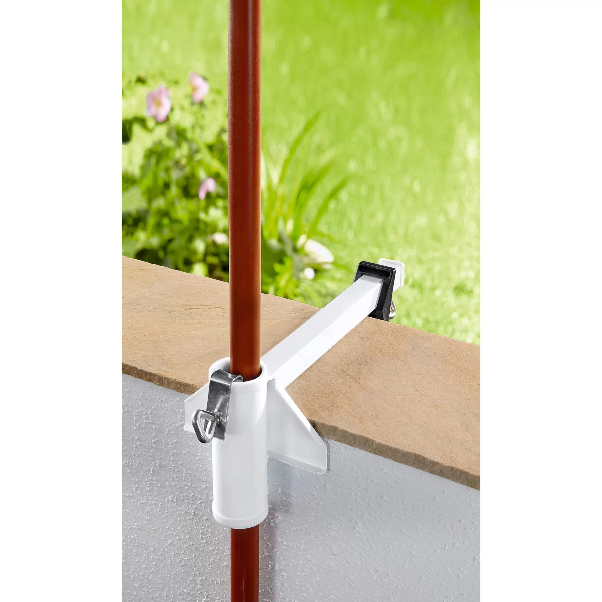 Élégant Support pour Parasol de Jardin - Meubles & Déco Extérieur Pratique