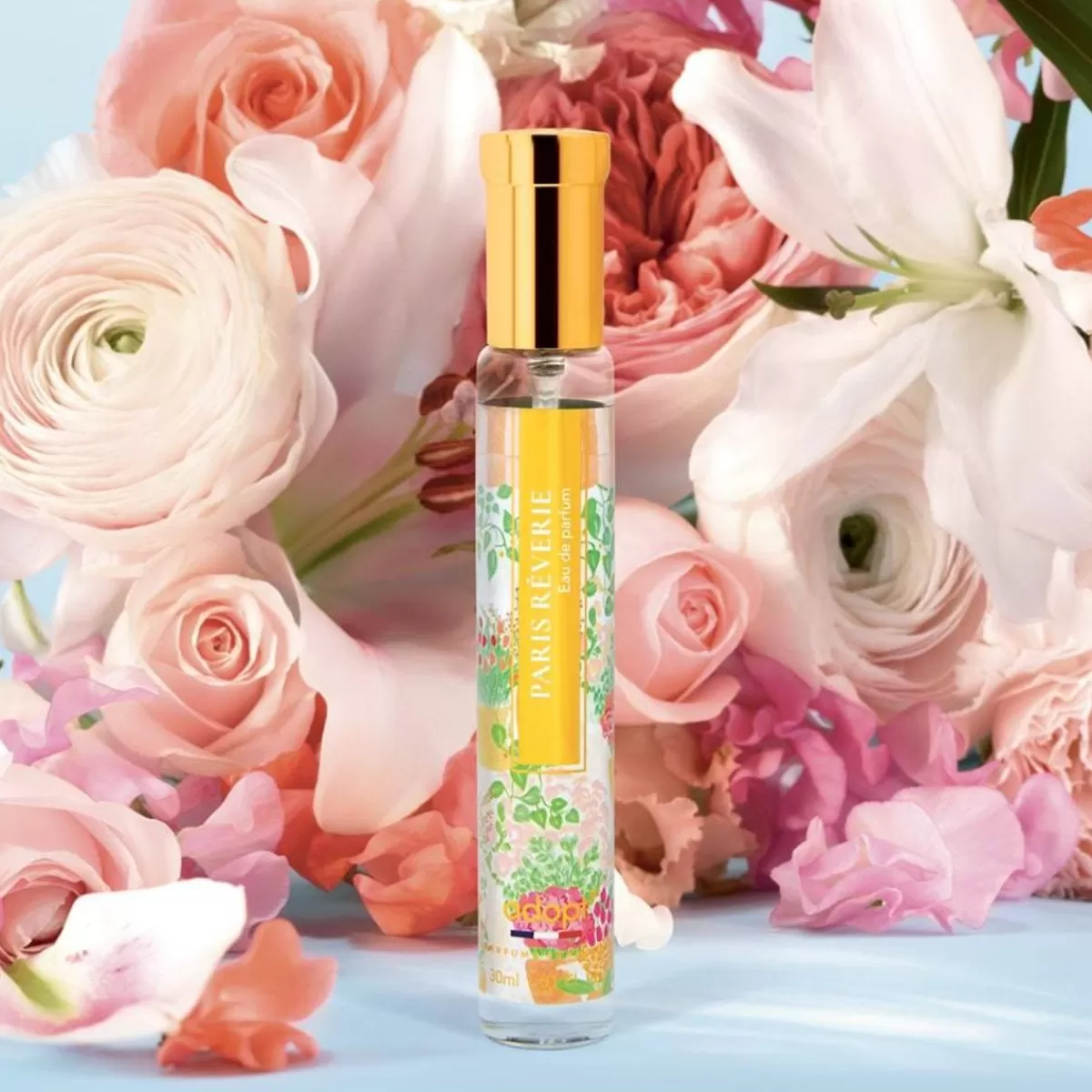 Élégance Florale : Rêverie Parisienne en Fleurs