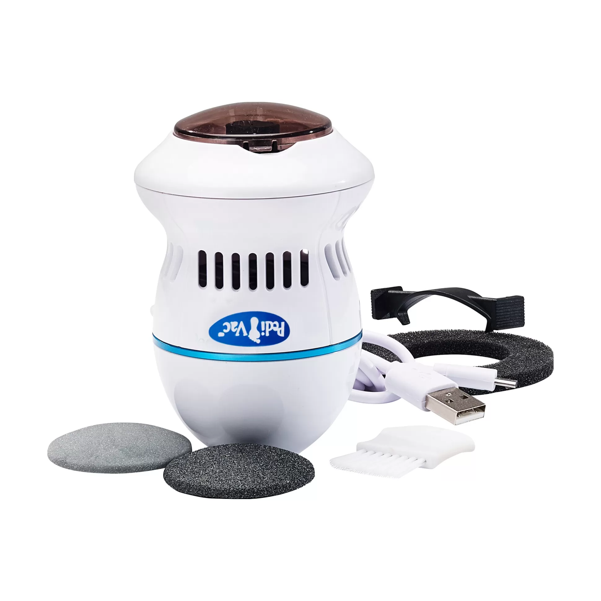 Pédicure Électrique Pedi Vac - Suppresseur de Callosités Professionnel par Mediashop | Appareil de Soin des Pieds pour une Peau Douce