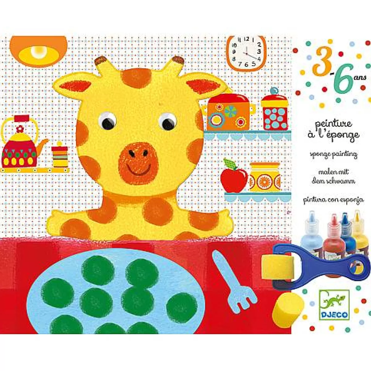Djeco - Coffret Artistique Doudous Voyageurs | Activités Créatives 3-6 Ans | Exploration Ludique