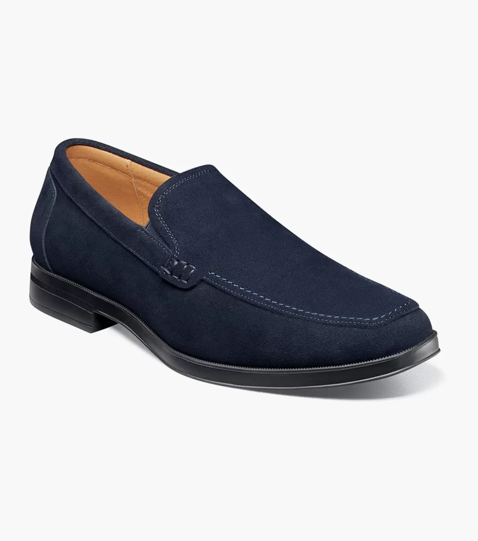 Chaussures Stacy Adams Pelton en Daim Bleu Marine - Élégance Urbaine