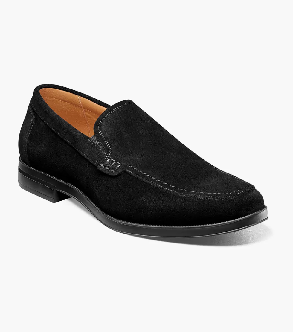 Chaussures habillées Stacy Adams Pelton-II en daim noir - Collection Élégance Premium