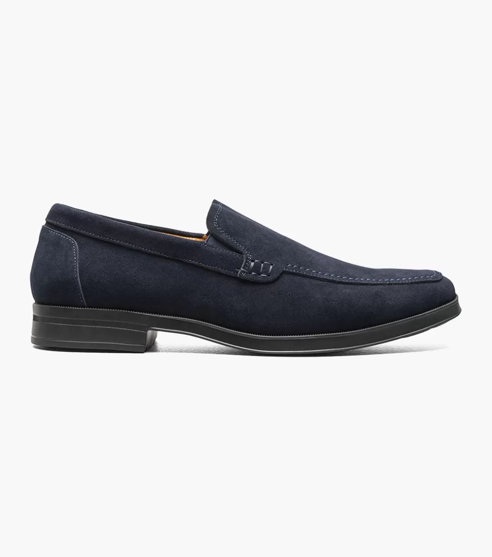 Chaussures Stacy Adams Pelton en Daim Bleu Marine - Élégance Urbaine