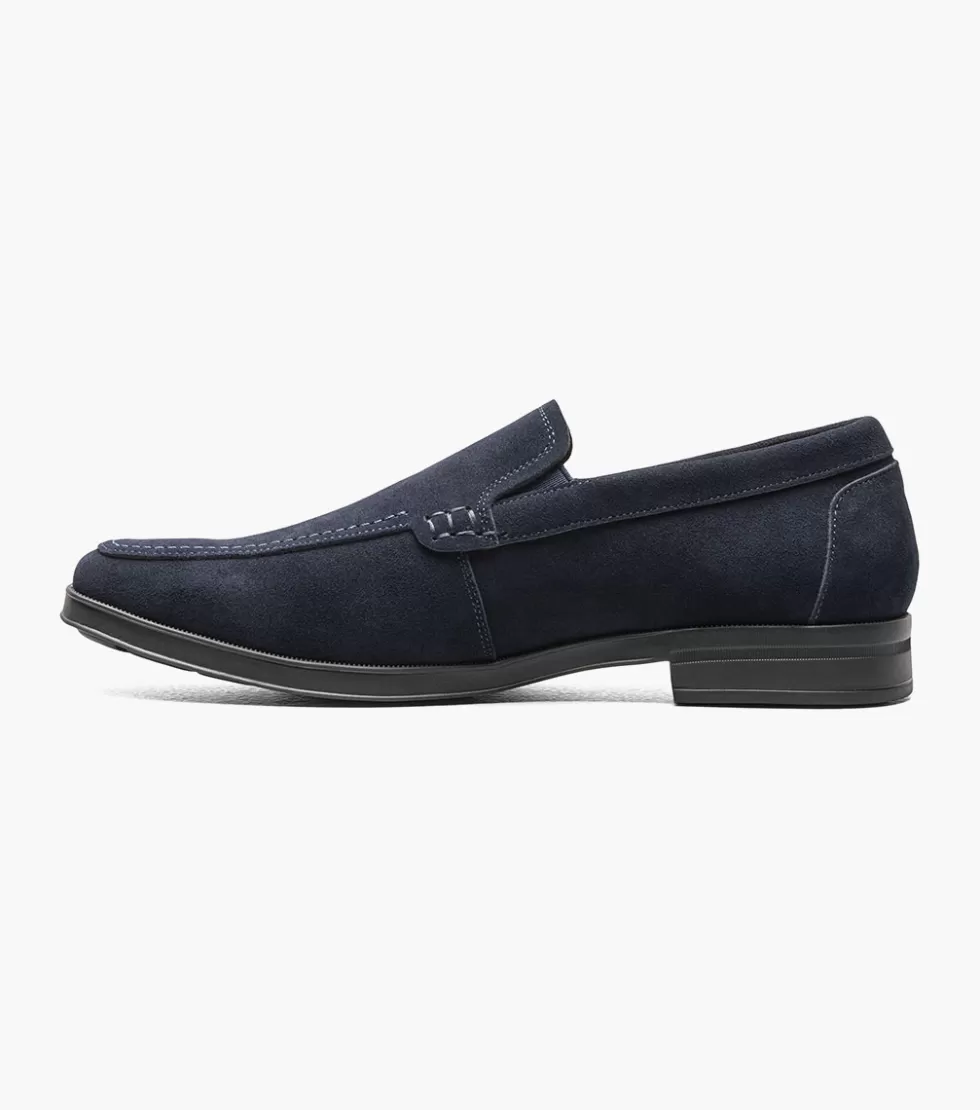 Chaussures Stacy Adams Pelton en Daim Bleu Marine - Élégance Urbaine